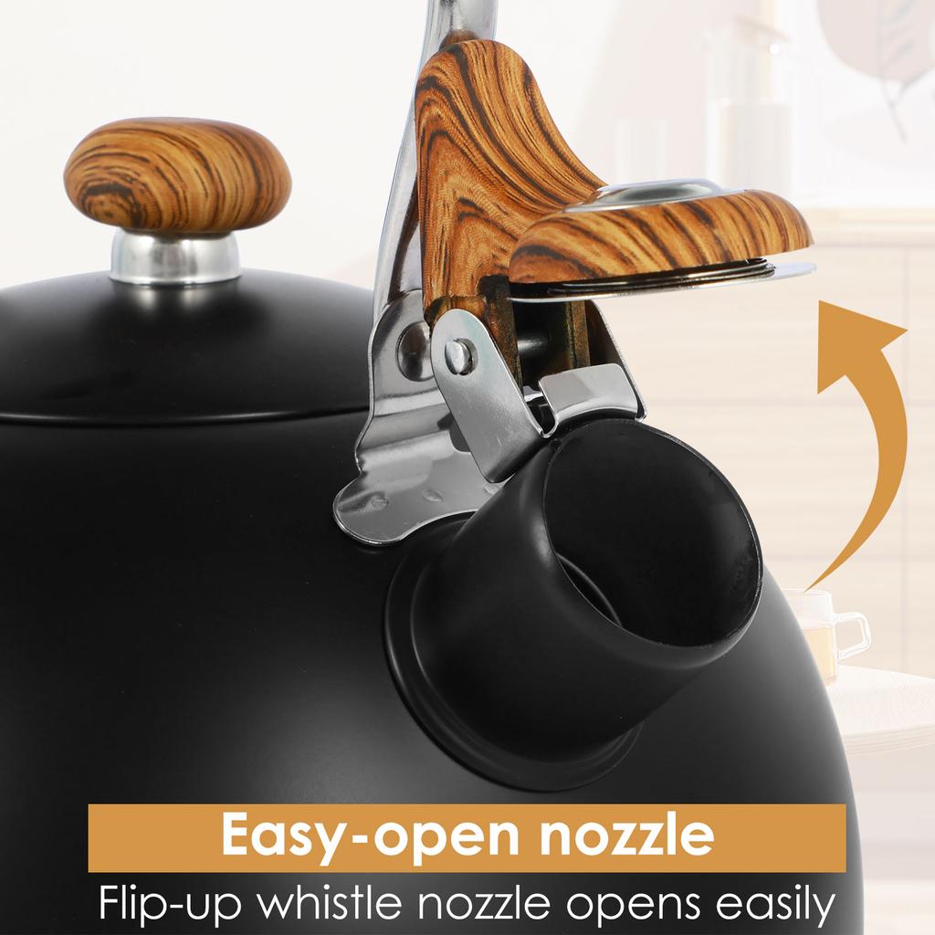 Kettle Teapot 2L 2.5 L 3L Stovetop Tea Kettle Multipurpo StainlessSteel Whistling Teapot Kettle Heat-resistant Teapot Coffee Jug