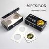 12 Specifications Coin Holders Stamp Holder Cover Coin Supplies Storage Square Cardboard Case Coin Album Collection Clip Flip