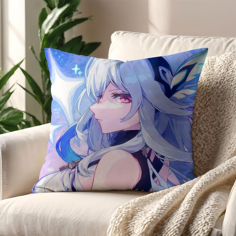 Game Skirk Genshin Impact cushion cover Pillow Cover Decoration Room Home Sofa living Office Car Nordic Simplicity