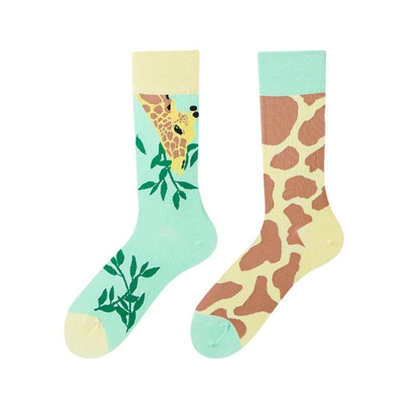 Novelties Funny Sock Cotton Boot Socks Fashion Ankle Socks Winter Warm Crew Socks Dress Socks for Women Girls Gifts