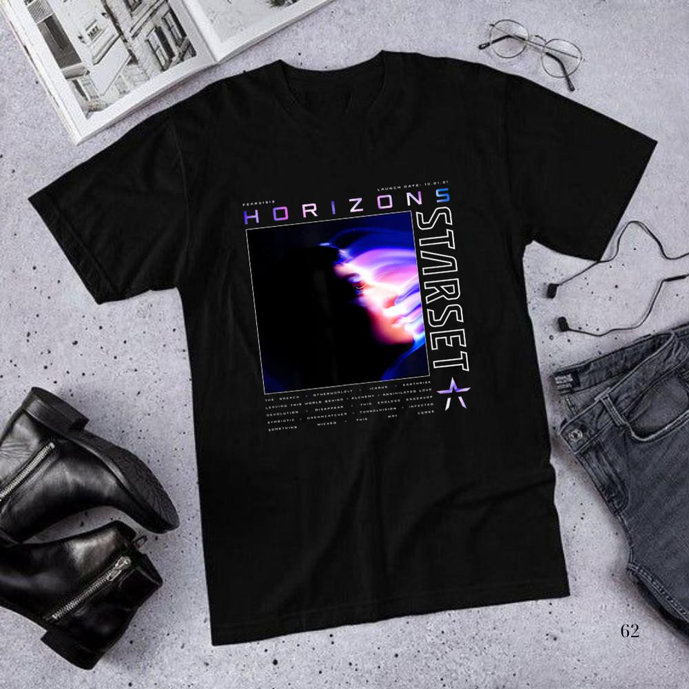Starset Horizons Cover TShirt SciFi Band Graphic Tee Unisex S5XL Unisex T-Shirt M