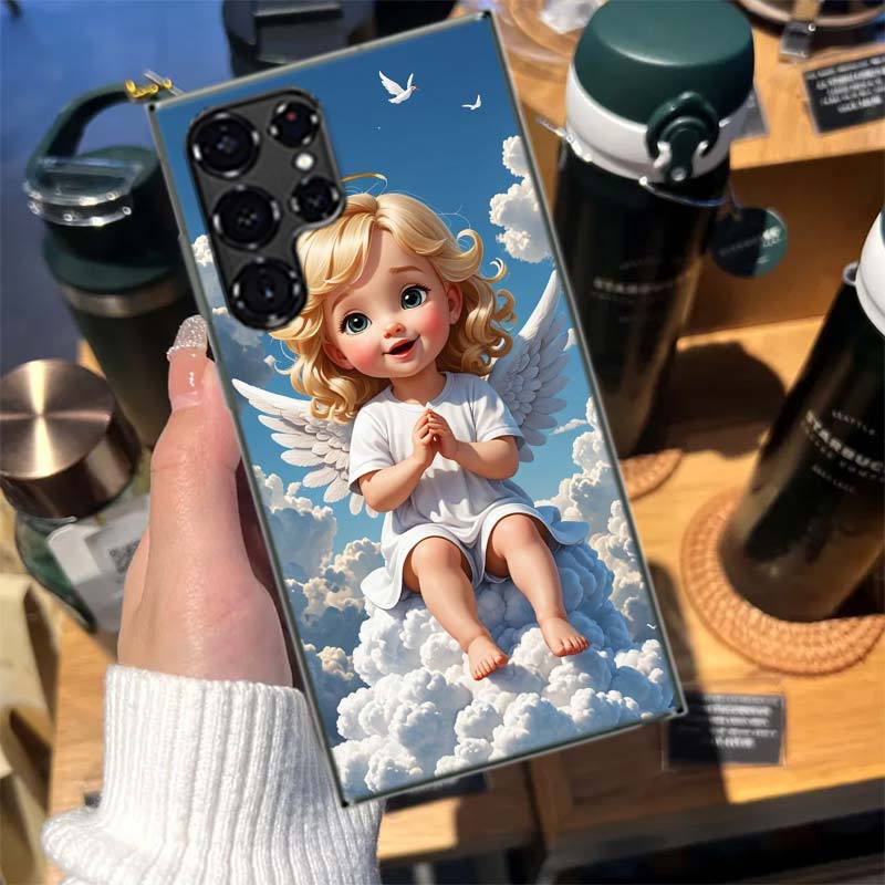 

Beautiful AngelClmj Beautiful Angel Cases Phone Case for Samsung Galaxy S26 Ultra S25 Edge S24 S23 FE S21 Plus S20 S22 S10 Cover Samsung S21 Plus