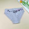 6 Pieces Floral Printed Women's Plus Size Cotton Underwear Comfortable Ladies Soft Briefs Breathable Mother Panties