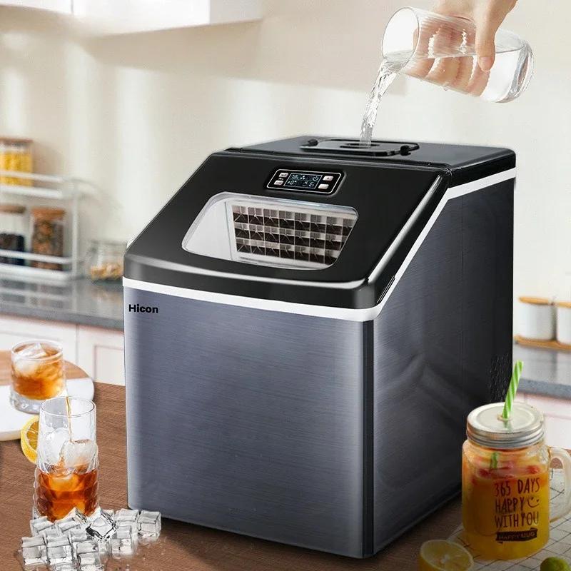 25kg Hotel Commercial Household Ice Maker Portable Ice Cube Maker Machine Household Fully Automatic Ice Cube Making Machine 220V