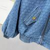 Heavy Industry Diamond-encrusted Denim Jacket Women's Spring New Loose and Thin European Ruffle Edge Splicing Top Trendy Brand