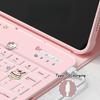 Hello Kitty Tablet Case with Wireless Keyboard Set for Ipad 11th A16 Air7/6 Pro 11in 10th 10.9 Air4 5 9th 10.2in Rotatable Case