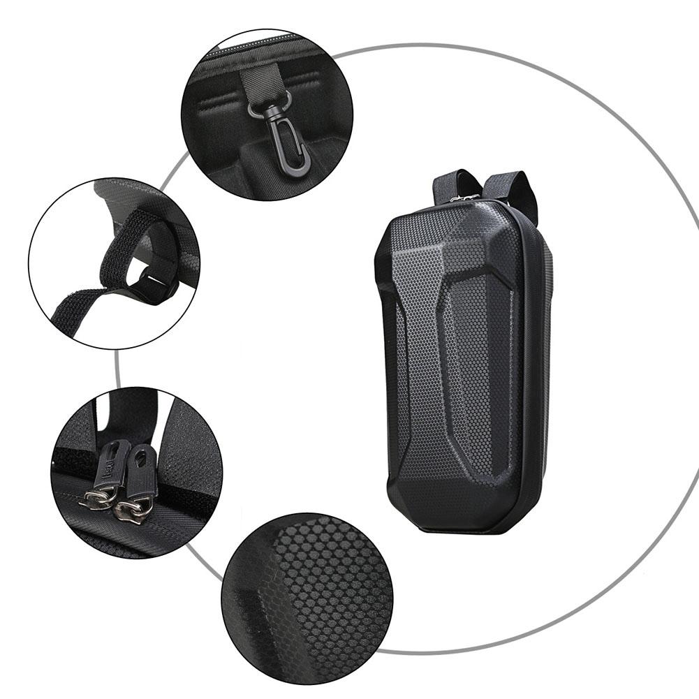 Multi-pocket 4L Scooter Handle Bar Bag Waterproof EVA Hard Electric Folding Bike Bicycle Head Bag Scooter Parts