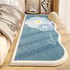 Living Room Carpet Bedroom Bedside Carpet Dirt Resistant and Wear-resistant Entrance Door Mat