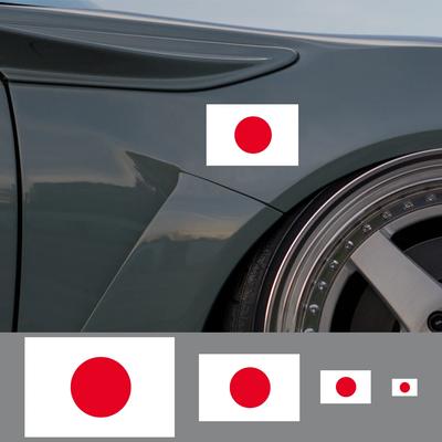 Japanese Japan Flag Stickers Personalized Vinyl Decals For Laptop Motorcycle Door Window Side Body Decoration Decals Accessories