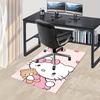 Office Rug Hello Kitty, Teddy Bear Anti-Slip Rug, Machine Washable for Living Room, Bedroom, Office, Multiple Sizes, Bedroom Mat, Decorative Mat, Dura