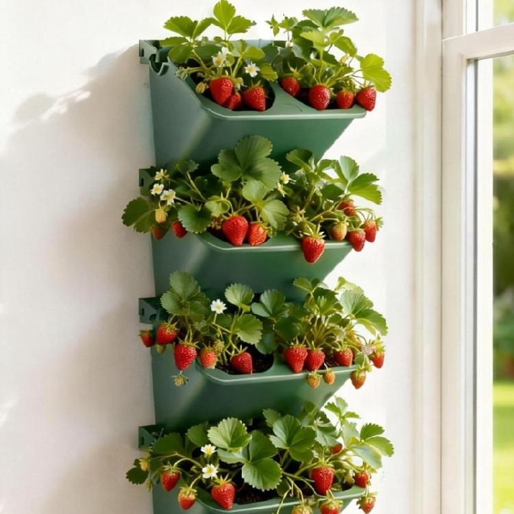 Stylish Wall Hanging Flower Pots Light weight Wall Mounted Plant Pots for Adding Greeneries to Any Living Spaces