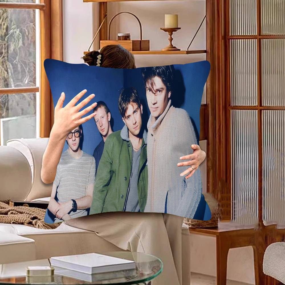 Band Musik Rapper B-Blur Vintage Pillow Gift Home Office Decoration Pillow Bedroom Sofa Car Cushion CoverPillow Case