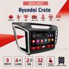 2Din Android Car-Play Car Radio,Hyundai Creta 2016-2021,Multimedia Player Head Unit Stereo GPS Navigation BT WIFI,2+32GB