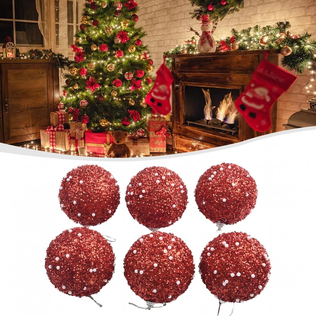 Christmas Balls Hang On The Trees Little Animals Toys