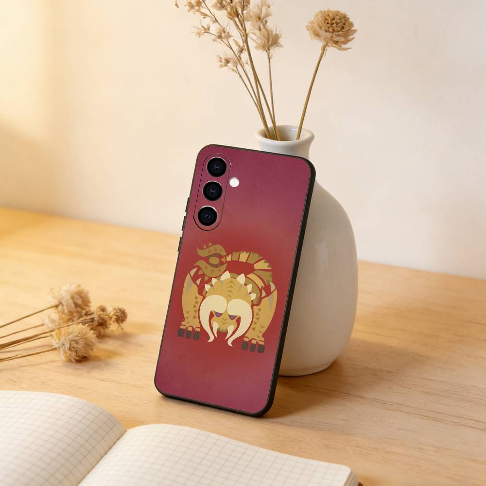 

Game M-Monster-Hunter Phone Case For Samsung Galaxy A73,A72,A71,A70,A53,A52,A51,Soft Silicone Black Cover Samsung a22 4g