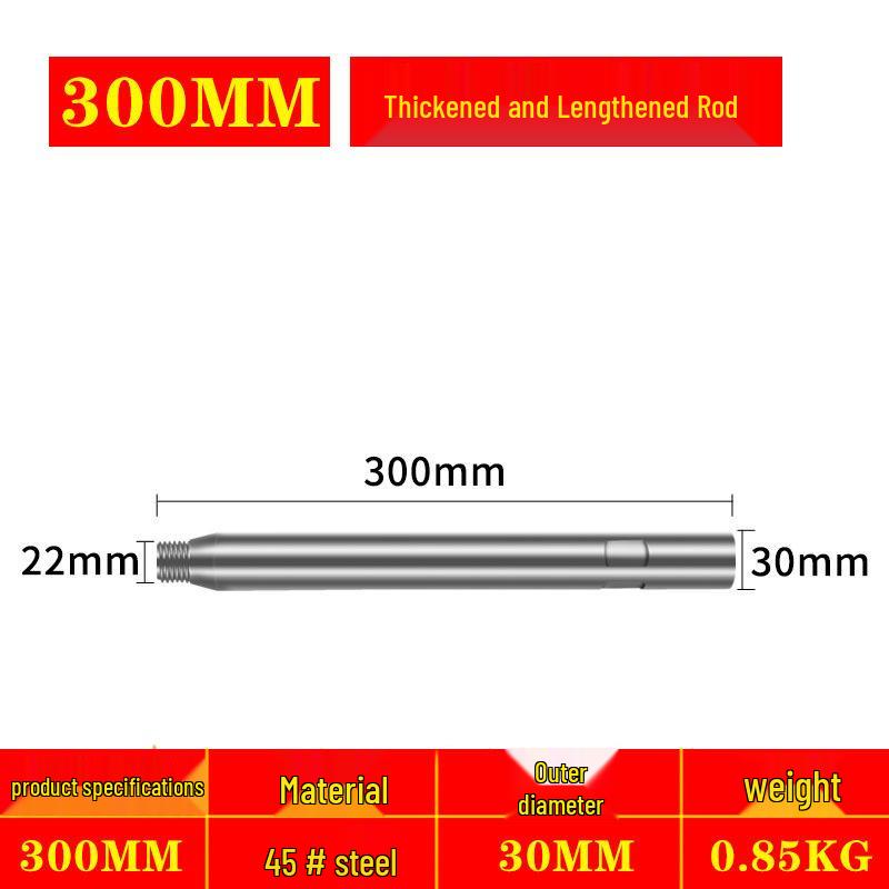 Heavy-Duty Diamond Drill Bit Extension Rod for Pipe Laying and Wall Hole Opening