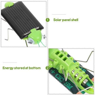 Solar Grasshopper Toy Puzzle Children Selected Gift Simulation Insect Gift Boys And Girls Science Education Funny Moving Toy Kid