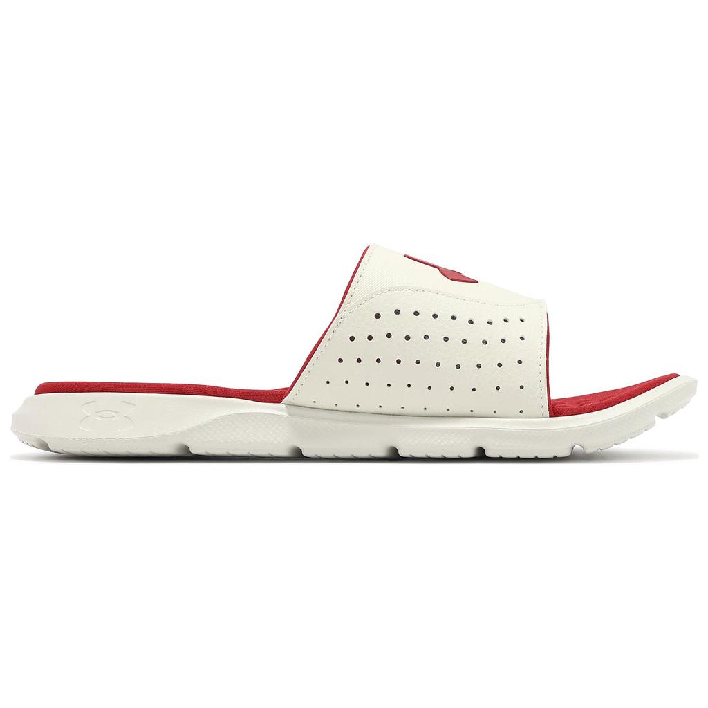 Under Armour Ignite Pro Slide Summit White Inferno Red Men Sneakers 3026023-106