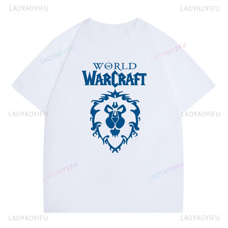 Gamer Clothes World Of Warcraft T Shirt Unisex Top Murloc Park Cotton Shirts Polyester Material Cheap Unisex Shirt Oneck Streetwear