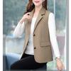 Western Women's Spring and Autumn New Versatile Casual Temperament Sleeveless Suit Vest Top