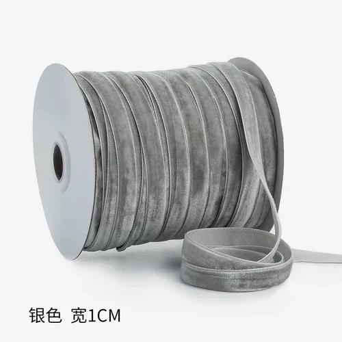 45 Meter 1 cm Samtband Hochzeitsparty Handgemacht Geschenkverpackung Schleifen für Haare DIY Bekleidung Bekleidungszubehör Nähhandwerk Stoff