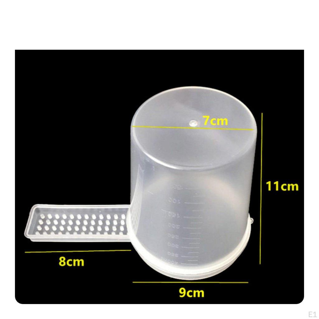 Water Sustenance Dispenser Drowning Transparent Waterer Easy to Clean