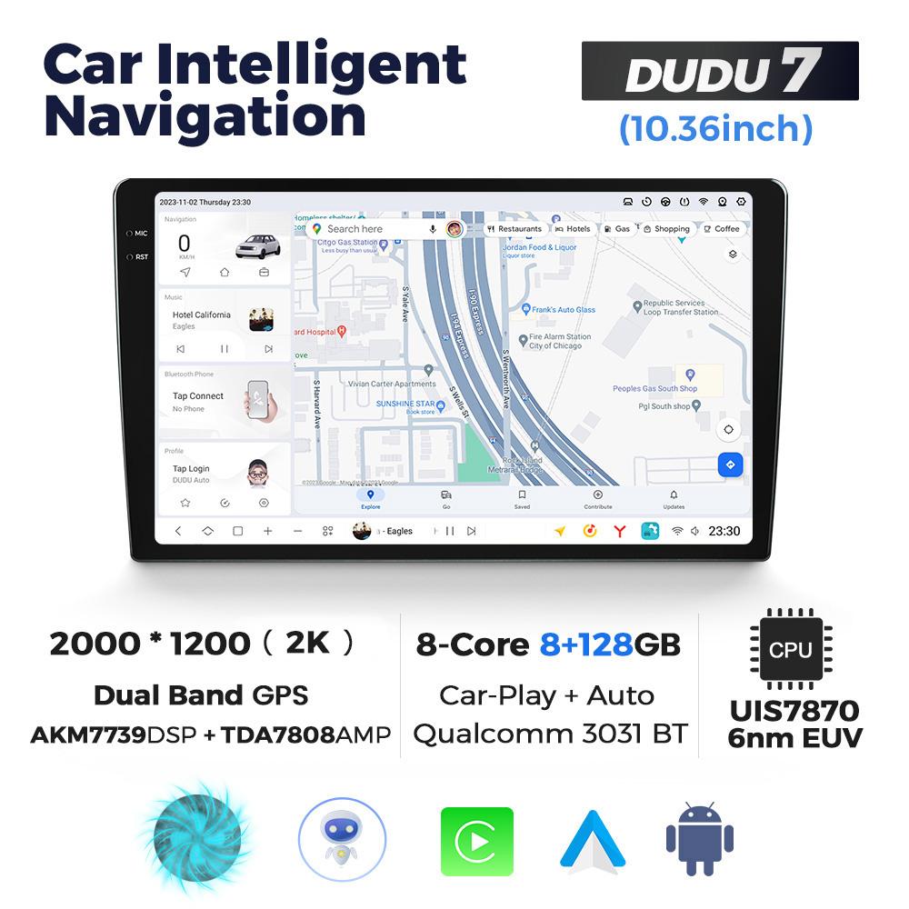 DUDU7 Universal 9.5" 10.36" 11.5" 13 Inch Android Car Radio Stereo Multimedia Video Player GPS CarPlay Auto Intelligent Systems