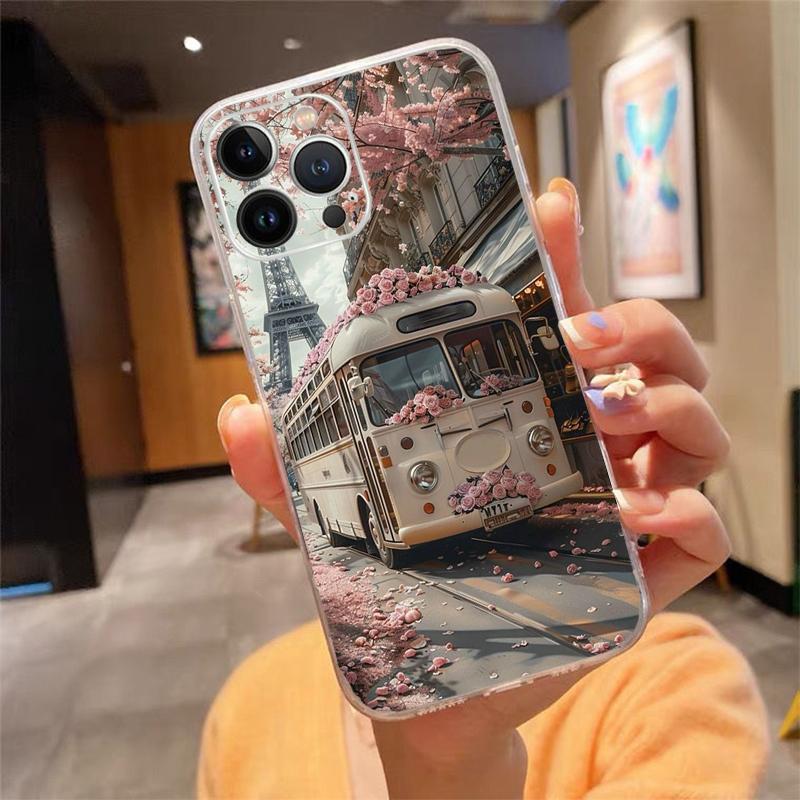 

Paris Phone Case Carcasa Funda For iPhone 17 Pro Max Air 16 15 14 13 Pro Max 15 16 Pro 15Plus 16E Case iphone 15