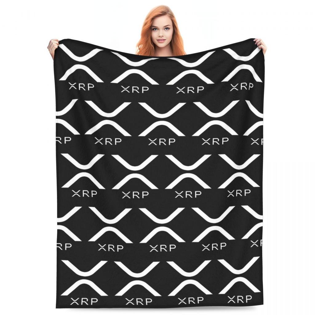 XRP Ripple Premium Blanket Soft Warm Flannel Throw Blanket Bedspread for Bed Living room Picnic Travel Home Sofa