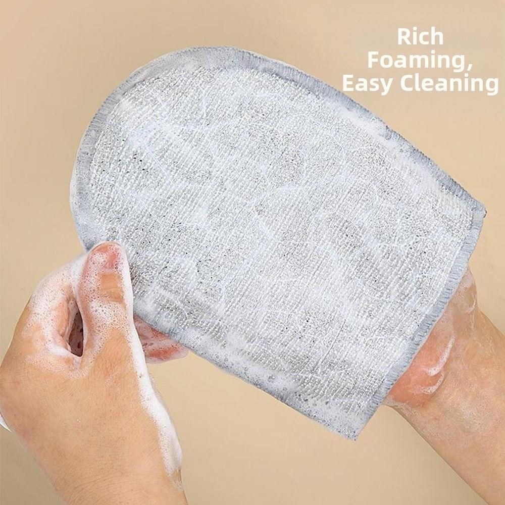 1/3Pcs New Reusable Washing Sponge Double-sided Kitchen Cleaning Tool Cleaning Cloth Kitchen Clean Brushes