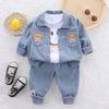 Cute Bear Spring Autumn Long Sleeve Kids Clothes Pants Suits Toddler Children Sportswear Casual Kids Outfits
