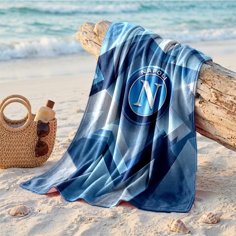 Napoli FC Druck Mikrofaser Strandtuch Schnelltrocknend Saugfähig Großes Handtuch Für Strand Schwimmen Reisen