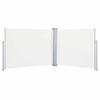 Retractable Side Awning Cream 140 x 1000 cm