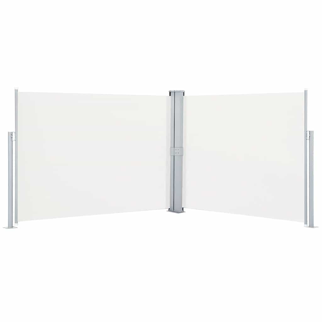 Retractable Side Awning Cream 140 x 1000 cm
