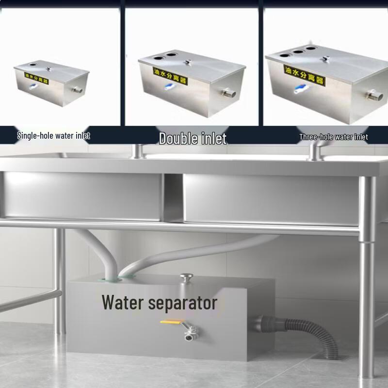 RSRDDY Verbesserter Küchenfettabscheider Öl-Wasser-Separator