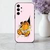 Animation Funny G-G-Garfields C-Cat-T Phone Case For Samsung Galaxy A73,A72,A71,A70,A53,A52,A51,Others Soft Black Shell