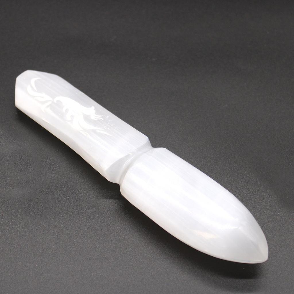 Selenite Crystal Ritual Knife Athame