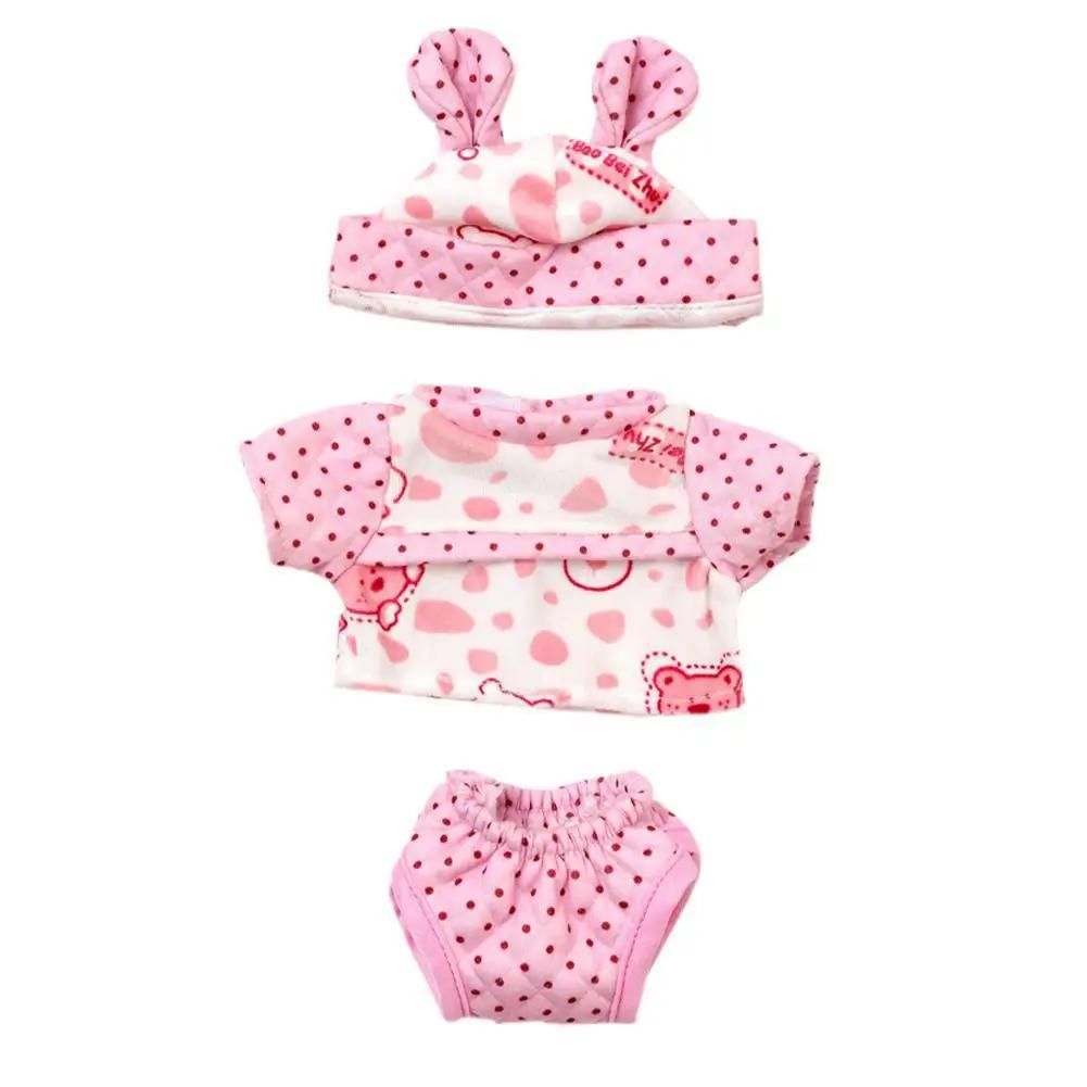 30cm Doll Clothes Cute Rabbit Frog Casual Outfit For Simulation Doll Change A Suit Soft Cloth Doll Set Sweater Doll Accesso J4M3