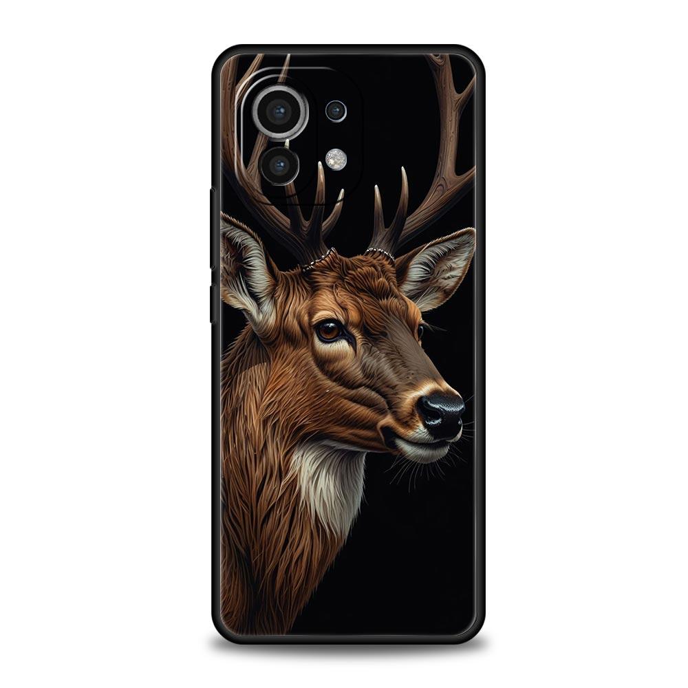Deer Lichee Pattern Phone Case Cover for Xiaomi Mi 17 15 14 13 12 11 Ultra 15T 14T 13T 12T 11T Pro Lite 5G Soft TPU Shell Capas
