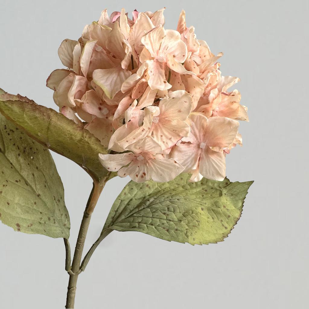 Dried Artificial Flowers Hydrangeas for Autumn Home Decoration  Dried Flowers Artificial Hydrangeas Fall Fake Flower Arrangement