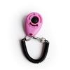 Adjustable Pet Trainer Pet Dog Training Dog Clicker Sound Key Chain And Wrist Strap Doggy Train Click