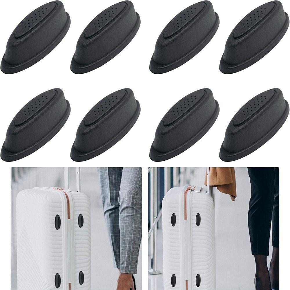 Bags Accessories Plastic Luggage Feet Pads Black With Screws Luggage Bottom Stand Baggage Bottom Stand All Suitcase
