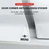 2 piezas Protector de Esquina de Puerta de Coche de Silicona Cubierta Anti-Colisión Anti-Arañazos Para MINI Cooper Fridge One S F56 R57 R58 R60 JCW Countryman Clubman