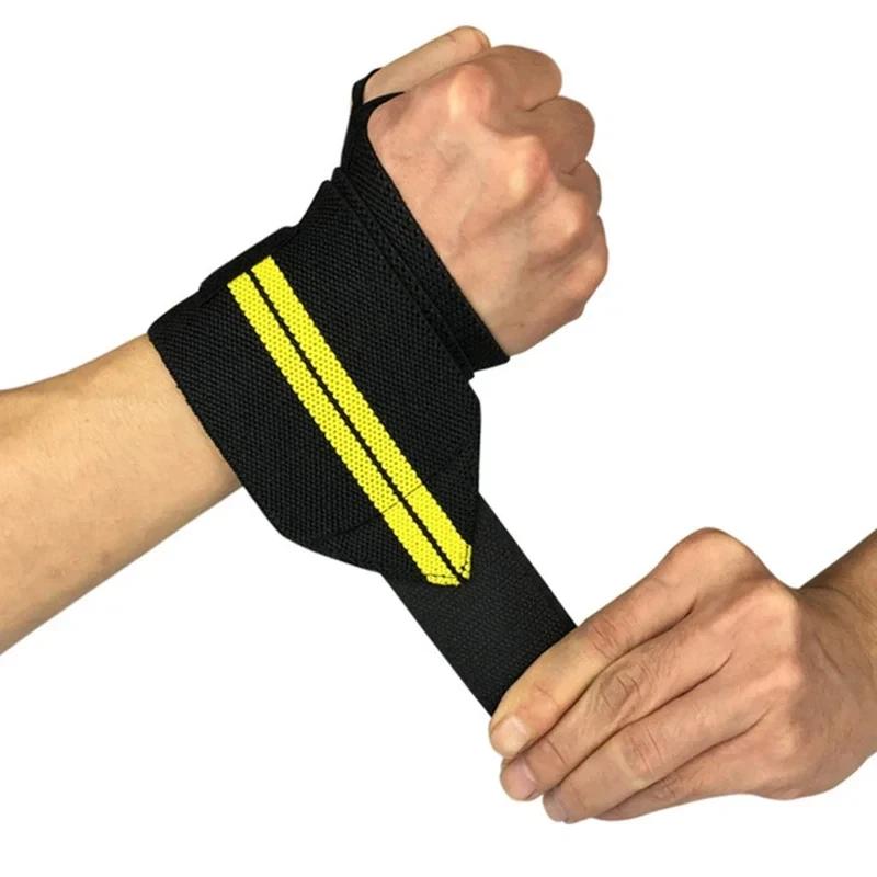 1Pc Adjustable Size Wristband Wrist Support Weight Lifting Gym Training Wrist Support Brace Straps Wraps Powerlifting Wrist Band