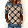 Plaid Pattern Long Sleeve Shirts for Women Womens Long Sleeve Tops Casual Long Sleeve Tops for Women Stylish Womens Long Sleeve T Shirts