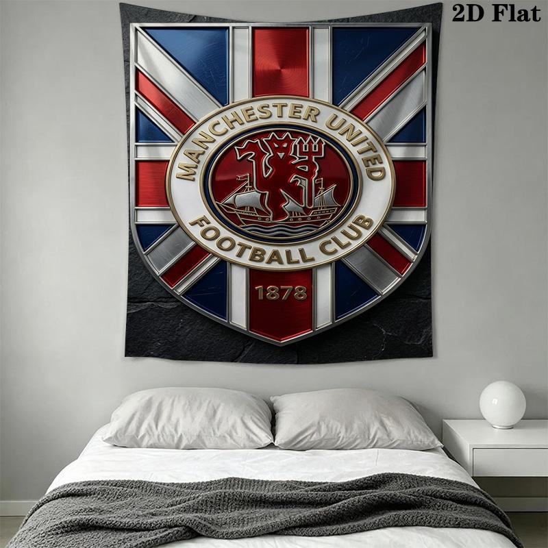 Manchester Football Club Crest Bedding 1 Duvet Cover 2 Pillowcase Without Core Christmas Birthday Gift Soft And Comfortable Bedding Set