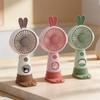 2026 USB Rechargeable Mini Handheld Fan with Silent Operation & Mobile Phone Holder, Custom Logo
