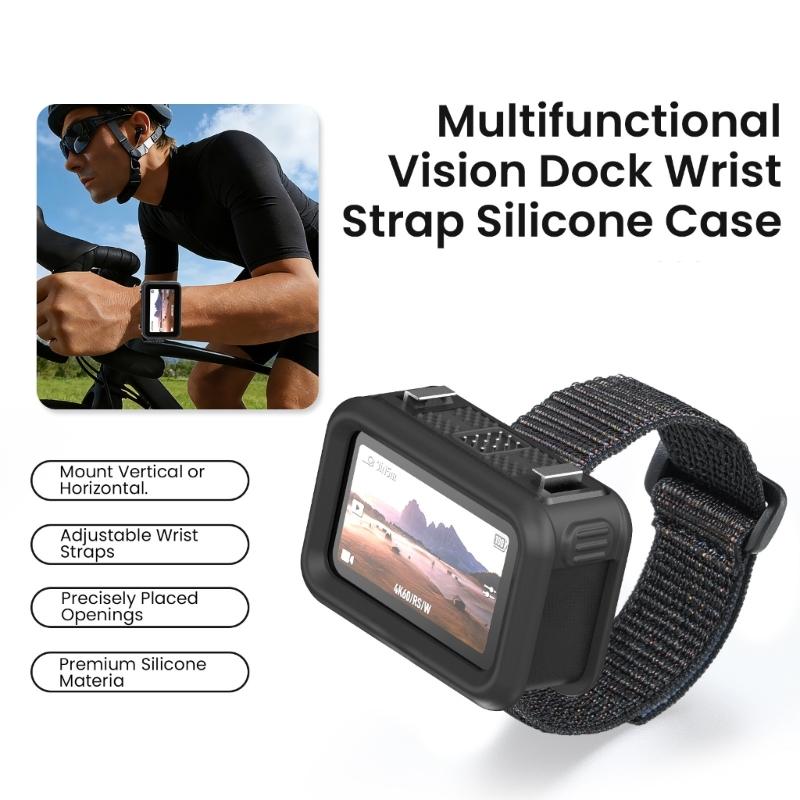 Lightweight Action Camera Lens Protector Easy Installation Degree Protective Housing Skin Sleeve Replacement