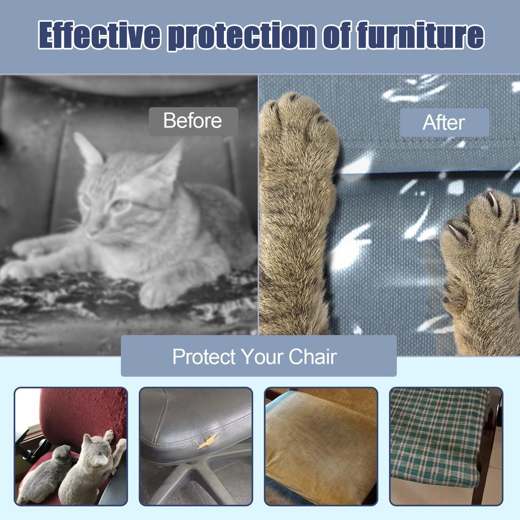 2Pcs Plastic Dining Chair Covers Clear Waterproof Chair Seat Cover Dustproof Slipcover PVC Seat Chair Protector for Home Kitchen