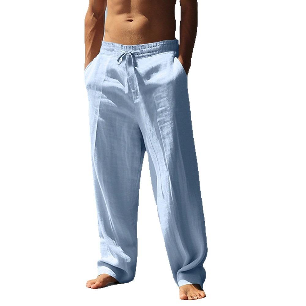Pantaloni Casual Hip Hop da Uomo, Lunghi Pantaloni Sportivi Larghi Traspiranti per lo Streetwear Quotidiano